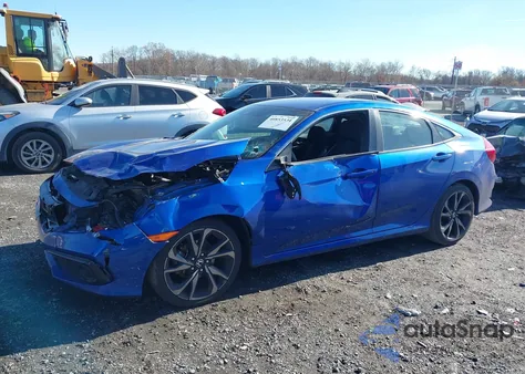 2020 Honda Civic Sport из США, поврежденный, VIN 2HGFC2F87LH516979